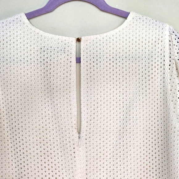 J. Crew White Eyelet Midi Dress - Picture 4 of 7